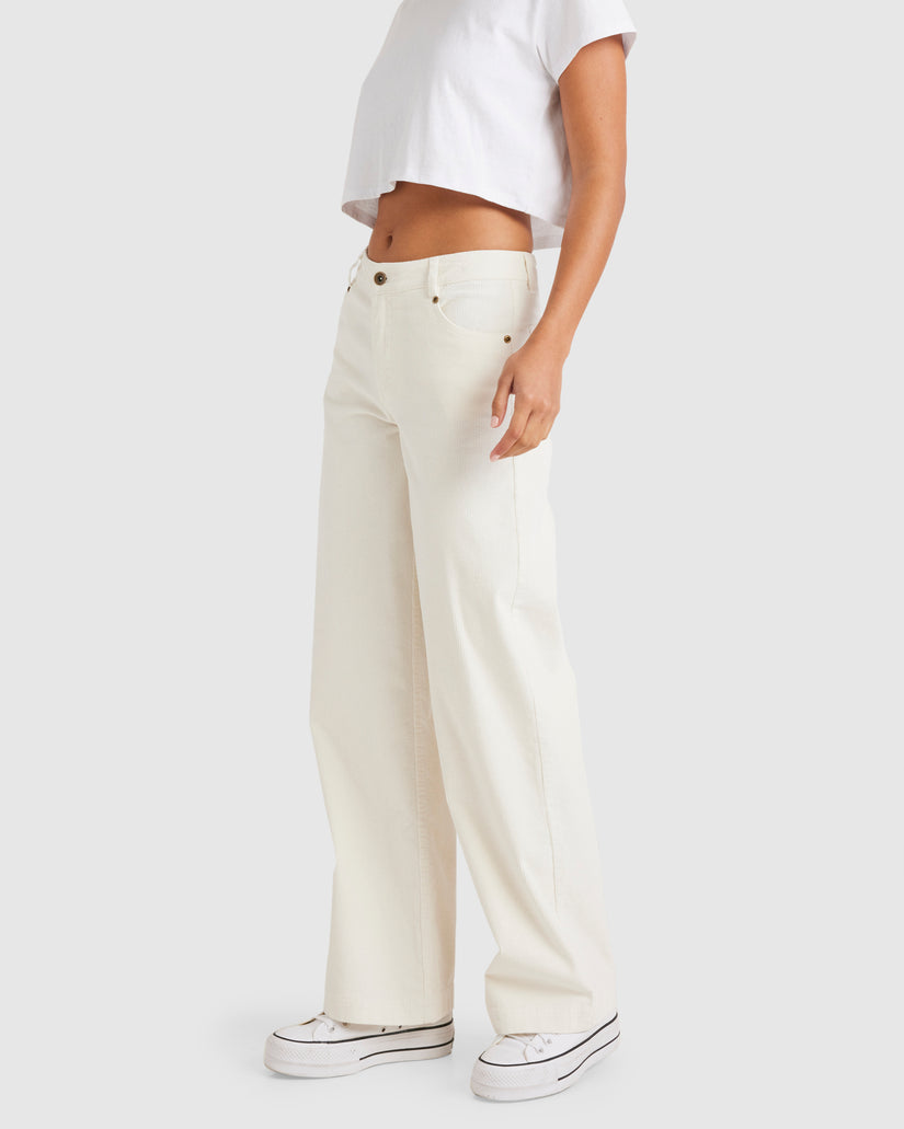 WOMENS CORD STRAIGHT LEG PANT