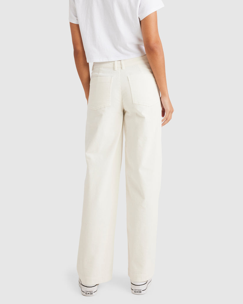 WOMENS CORD STRAIGHT LEG PANT
