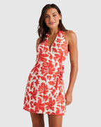 WOMENS TROPIQUE WRAP DRESS