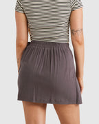 WOMENS TIED UP MINI SKIRT