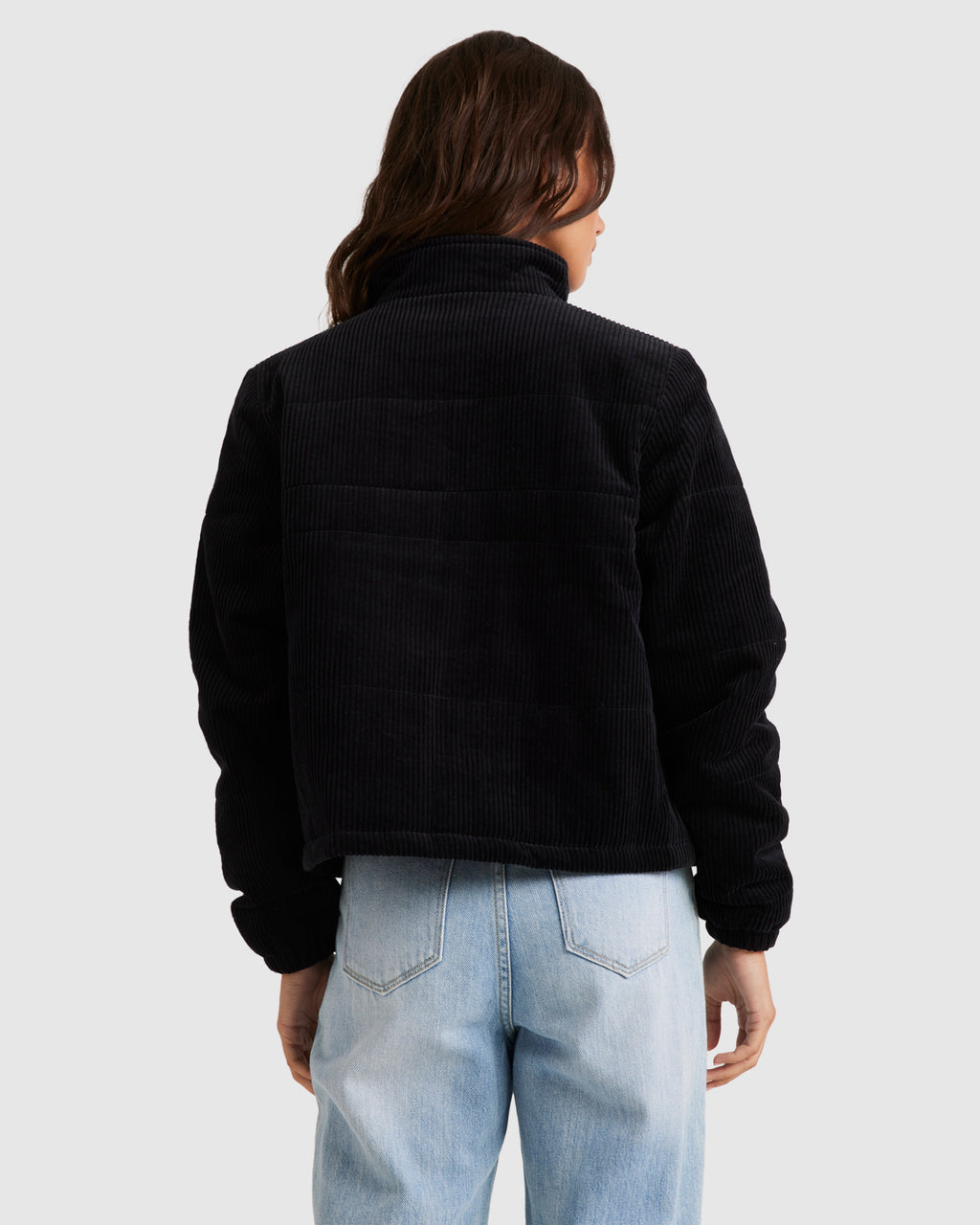 WOMENS QUILTED CORD JACKET