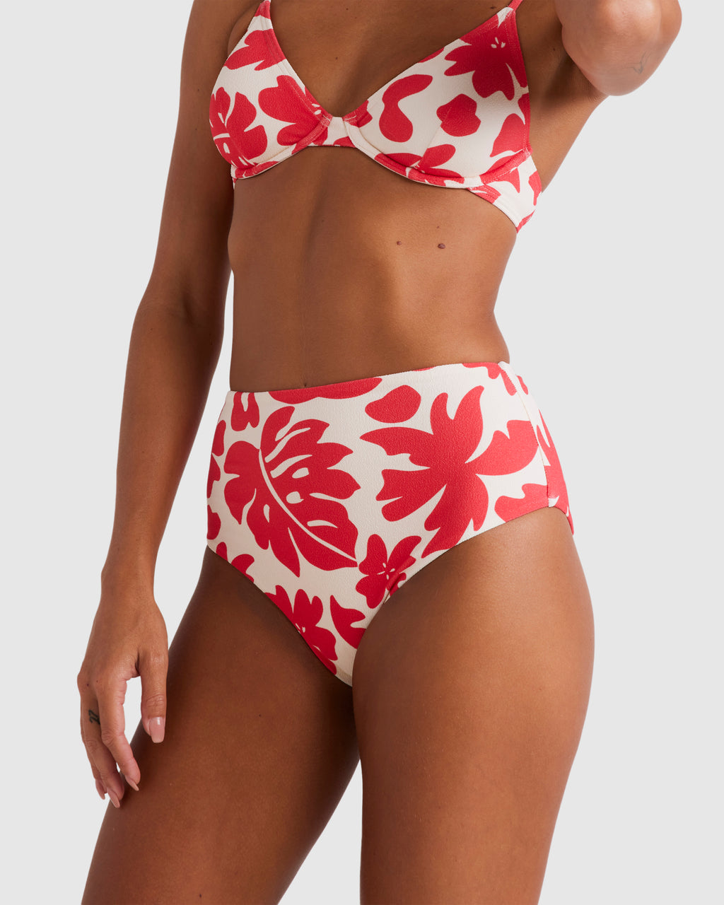 WOMENS TROPIC HI WAISTED BIKINI BOTTOM