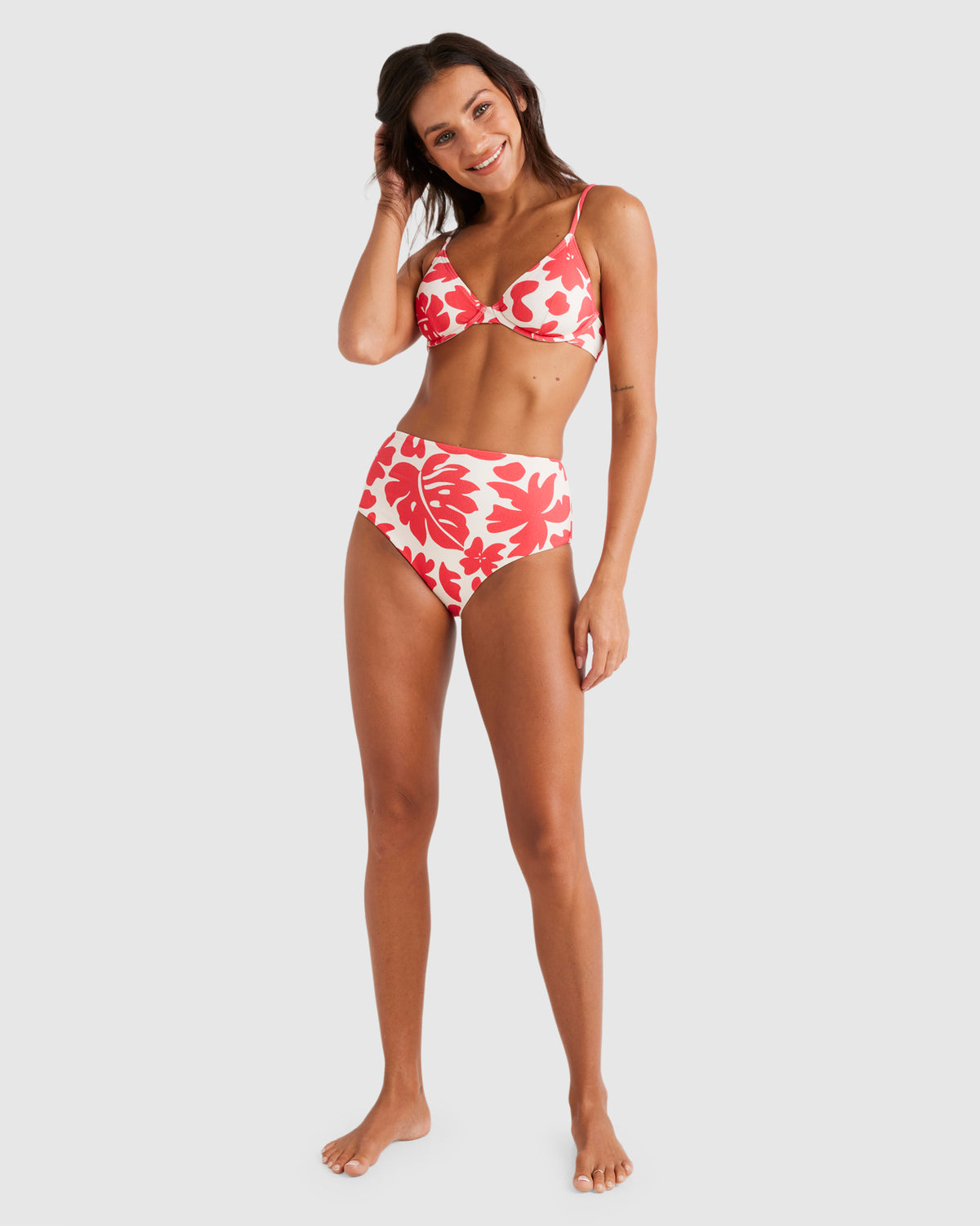 WOMENS TROPIC HI WAISTED BIKINI BOTTOM