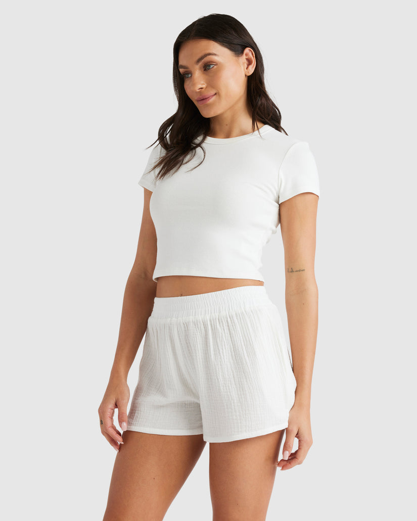 WOMENS BABY RIB T-SHIRT