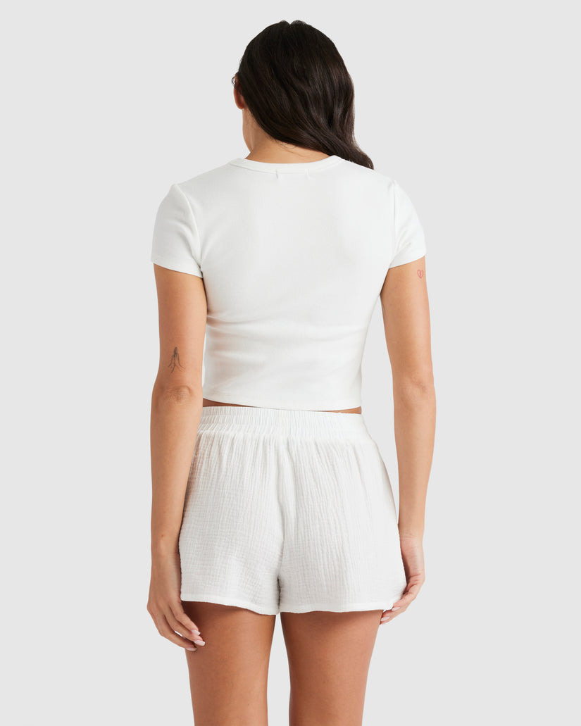 WOMENS BABY RIB T-SHIRT