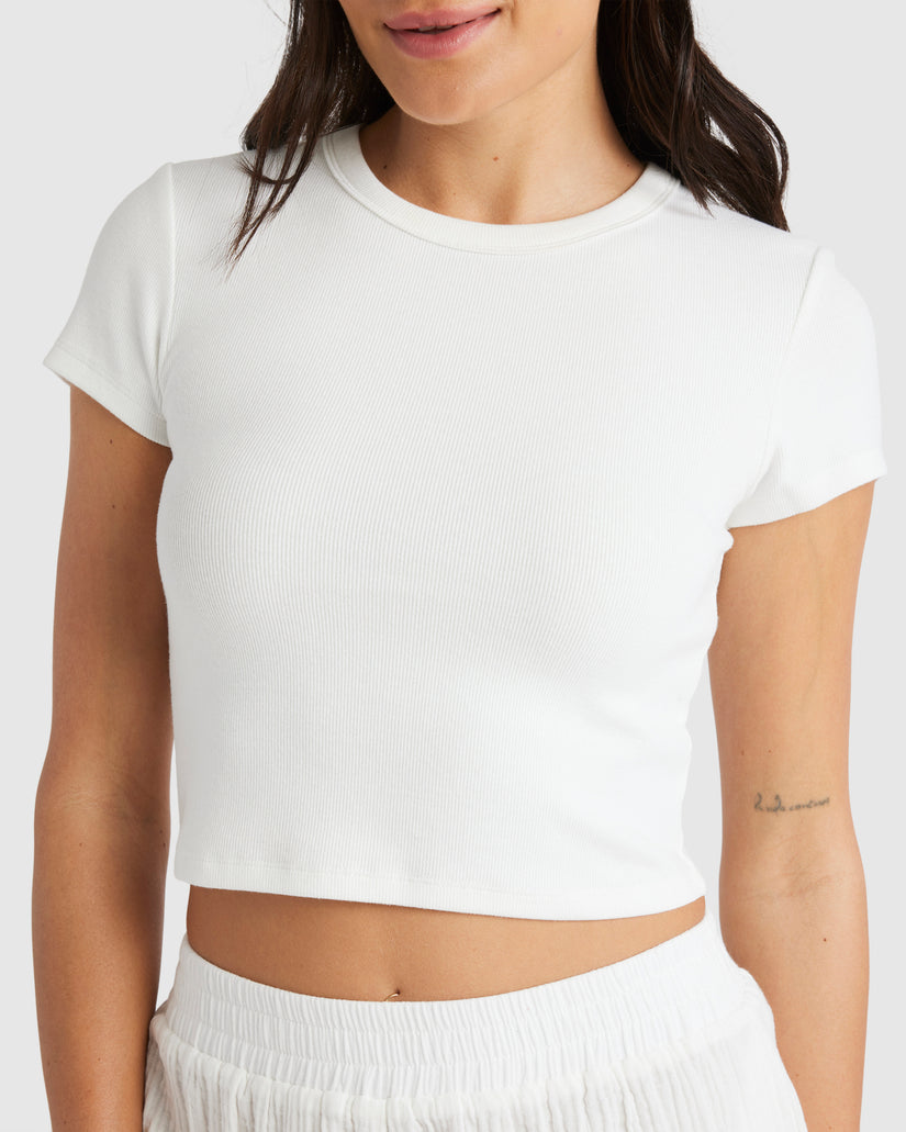 WOMENS BABY RIB T-SHIRT