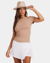 WOMENS SLIMDOWM SHORT SLEEVE T-SHIRT