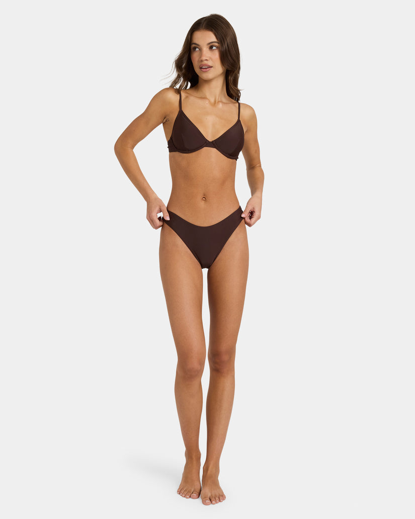 Womens High Side Bikini Bottom