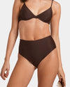 Womens Hi Waisted Bikini Bottom
