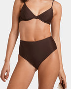 Womens Hi Waisted Bikini Bottom