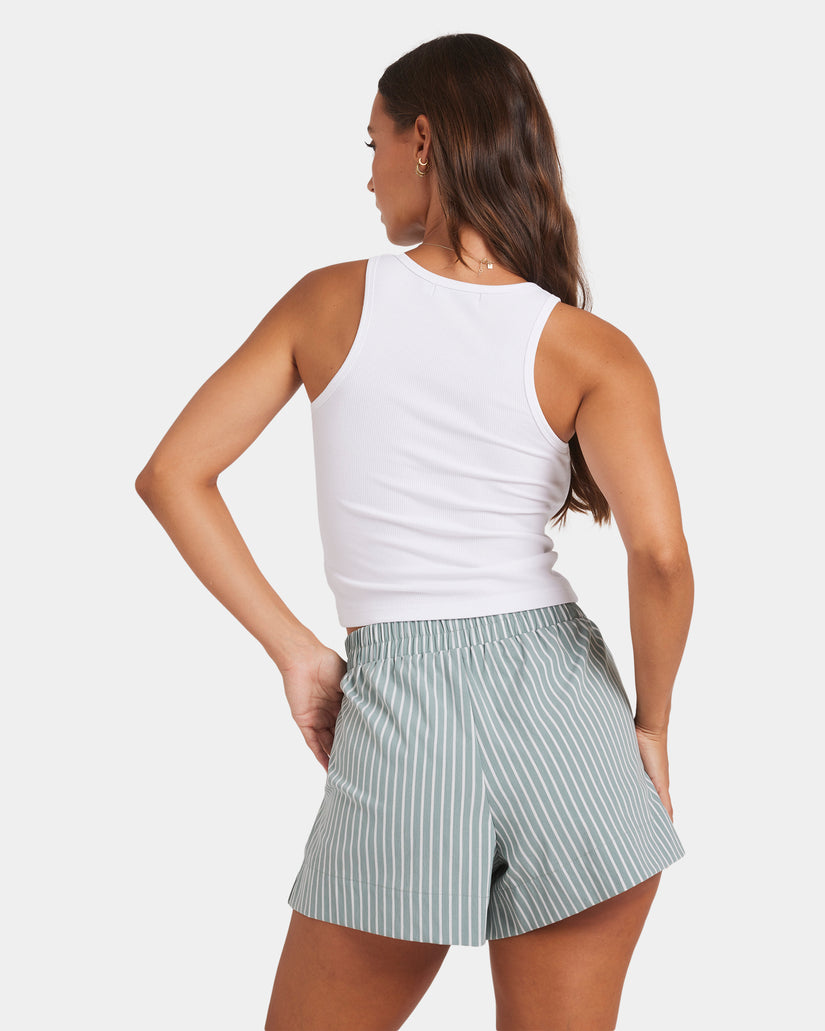 WOMENS BOYFRIEND RIB TANK