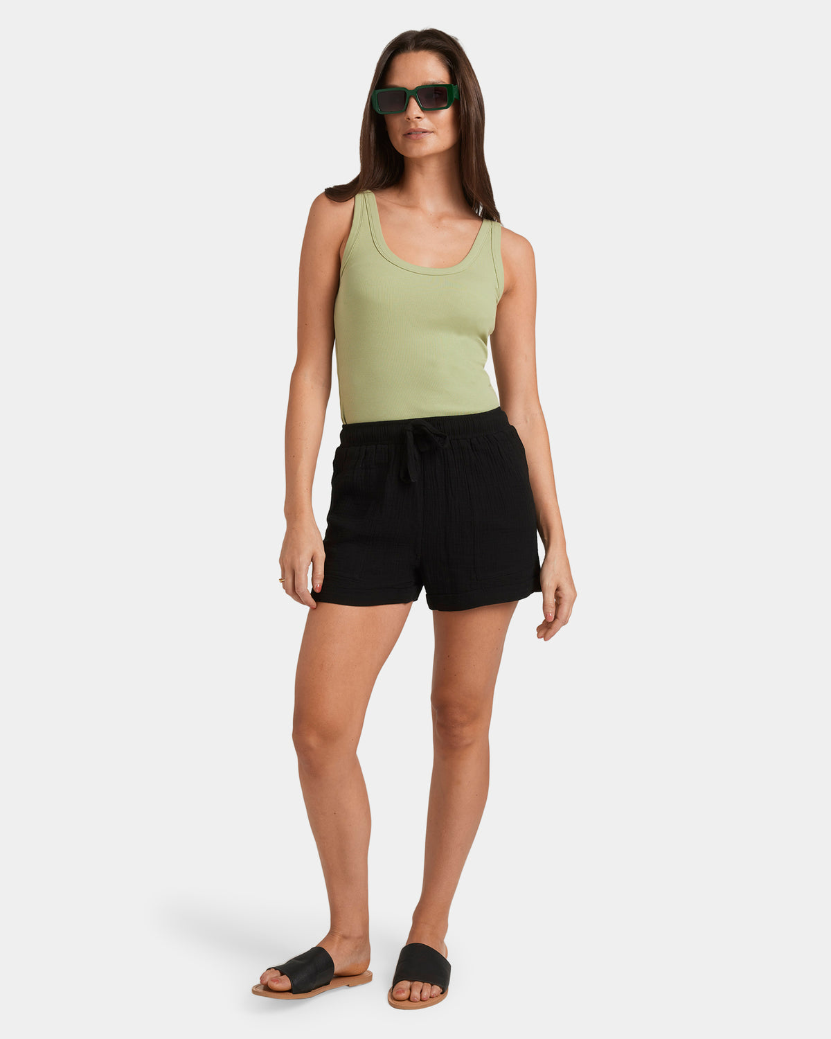 Women Double Dip Tank Top