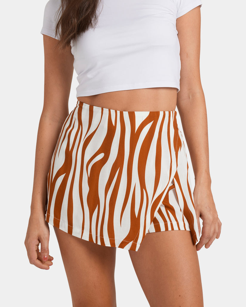 Womens Logan Print Skort