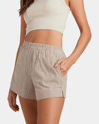 Womens Willow Elastic Waist Shorts