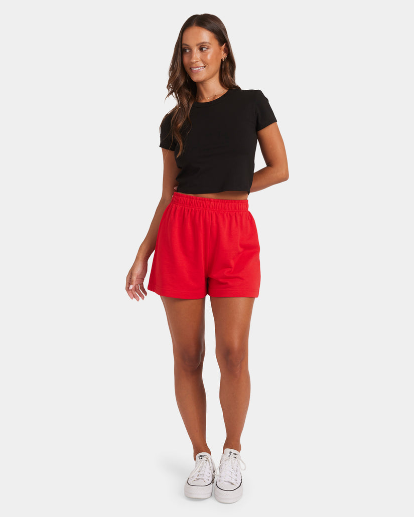 WOMENS ARCHER FLEECE SHORTS