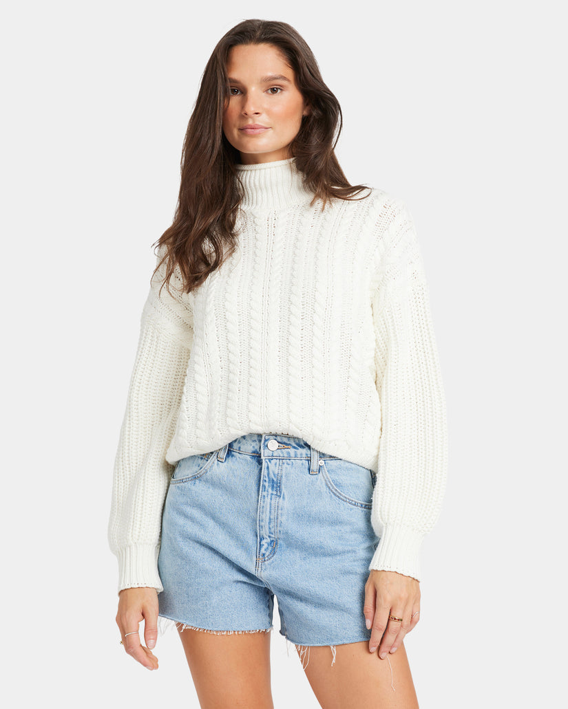 WOMENS FABLE KNIT SWEATER