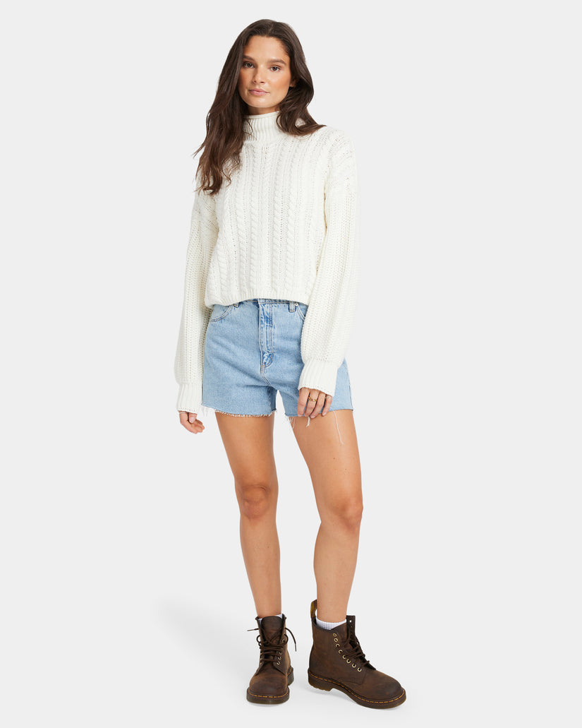 WOMENS FABLE KNIT SWEATER