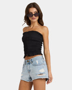 Womens Sundae Shirred Tube Tank