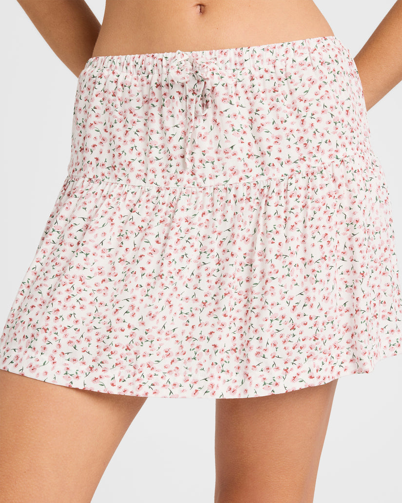 Womens Springdield Tiered Mini Skirt