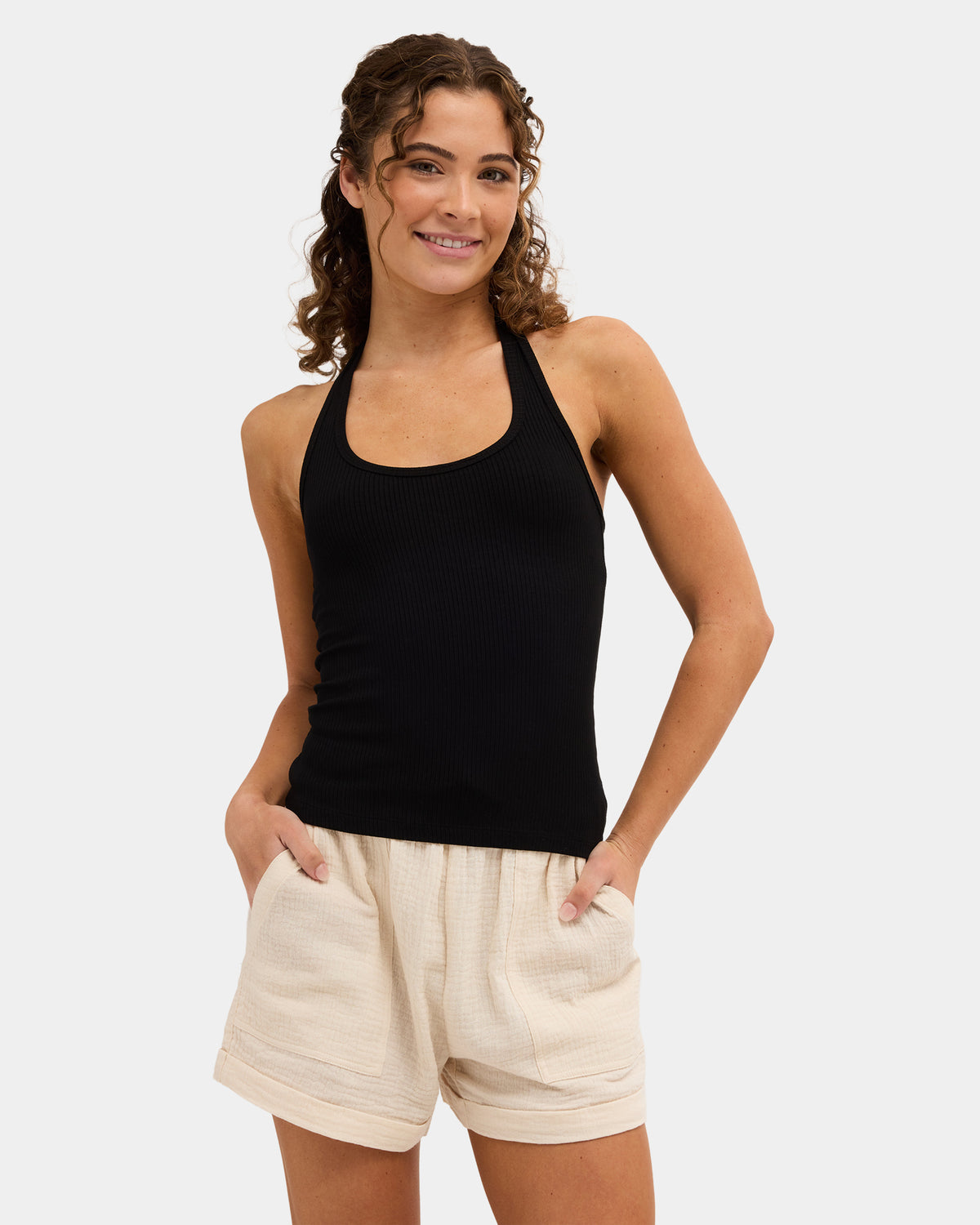 Womens New Moon Halter Top