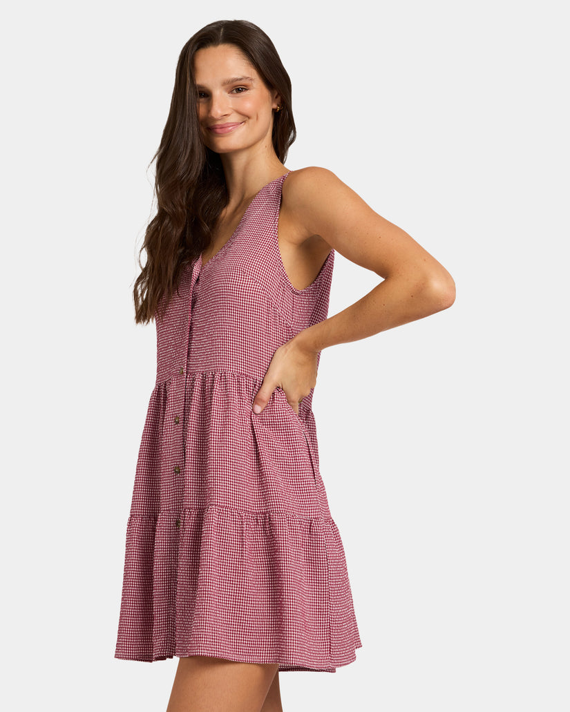 Womens Trinity Gingham Dress