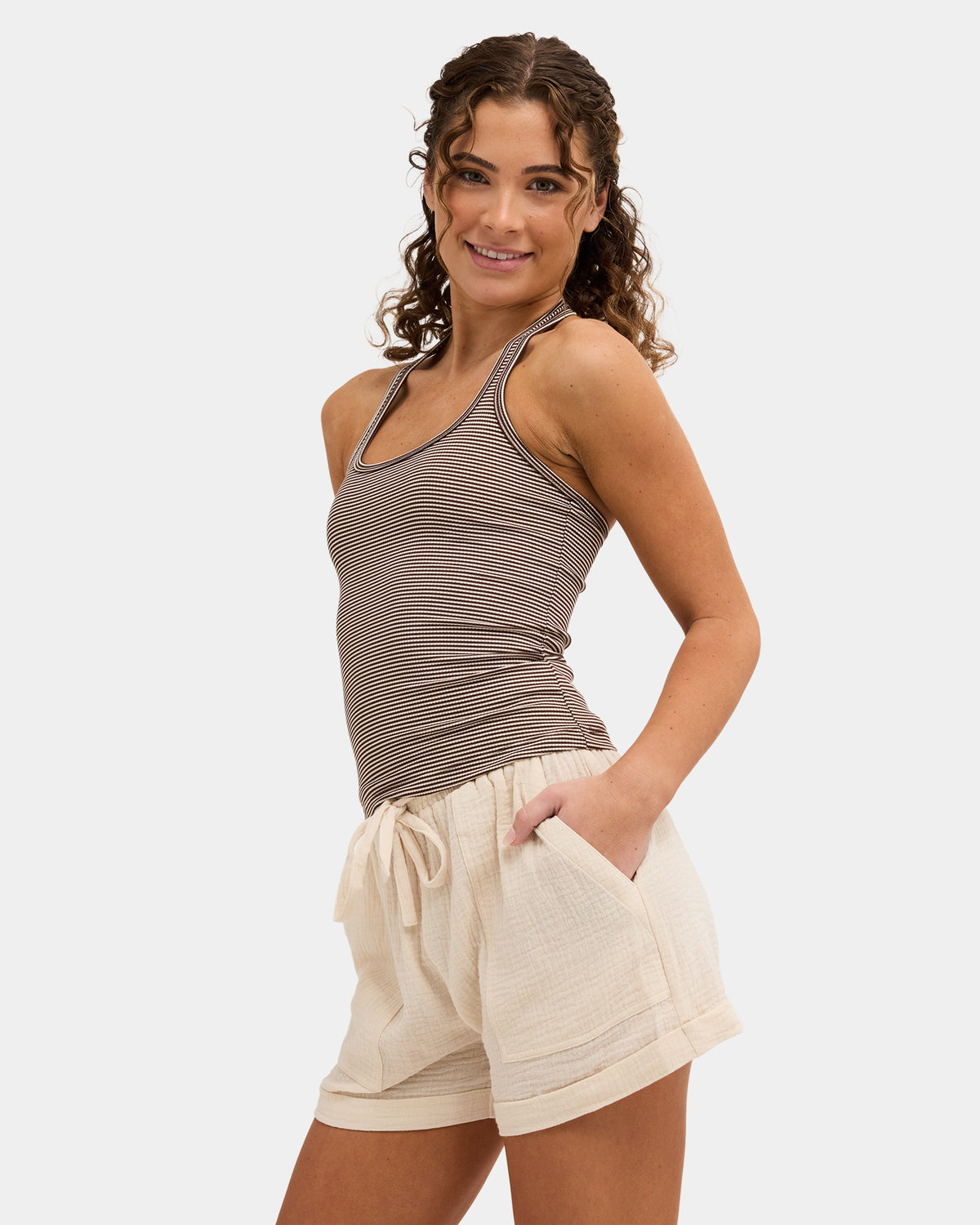 Womens Celeste Halter Top