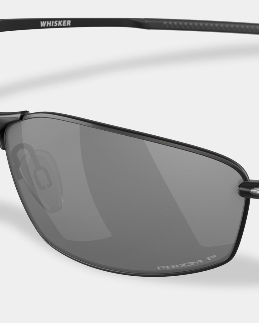 Whisker Satin Black Prizm Lense Sunglasses