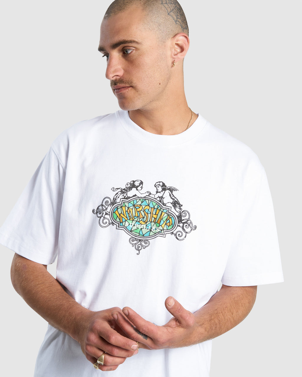 MENS STAINED T-SHIRT