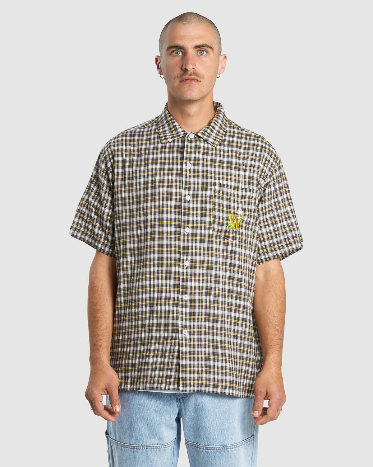 MENS FLUTTER BY SHORT SLEEVE SHIRT