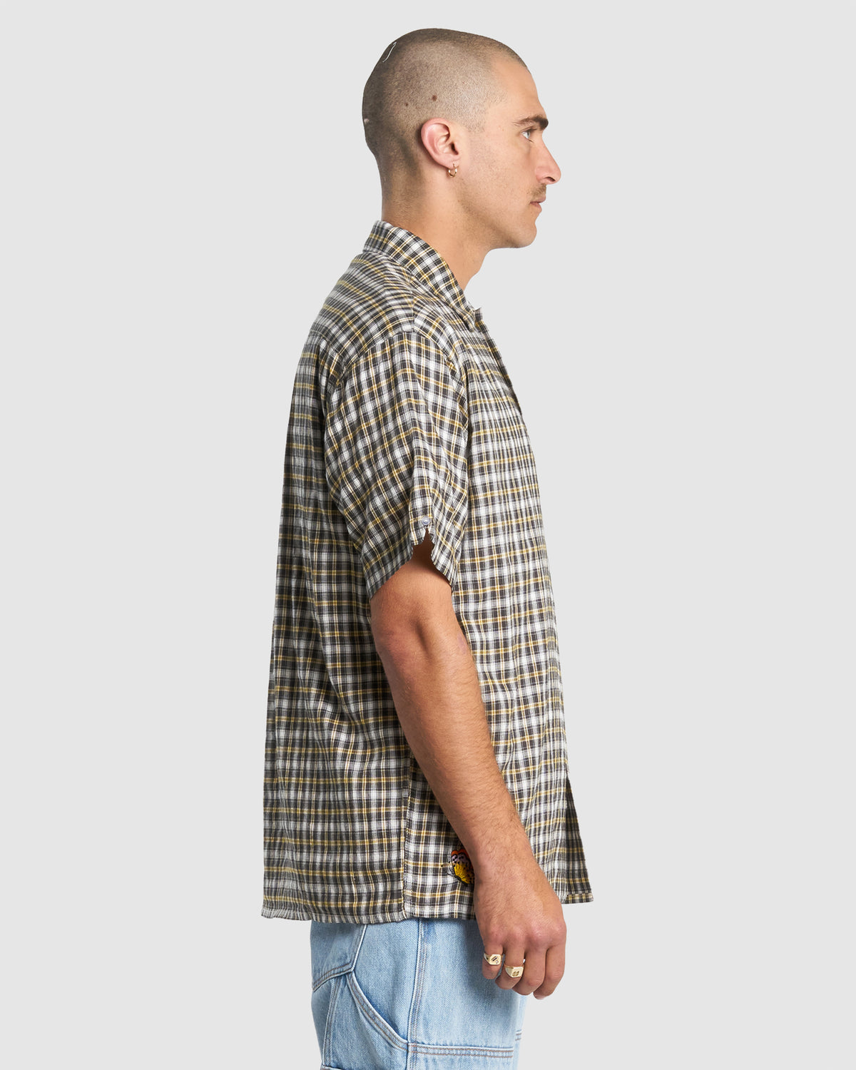 MENS FLUTTER BY SHORT SLEEVE SHIRT