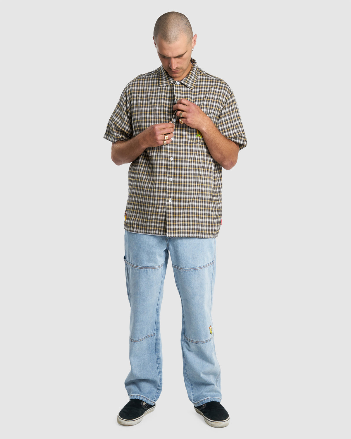 MENS FLUTTER BY SHORT SLEEVE SHIRT