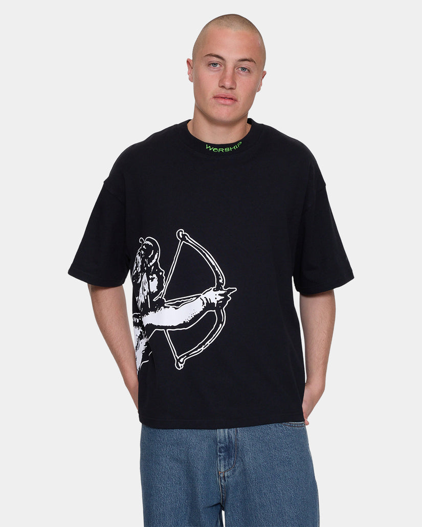 Mens Cherub Cropped T-Shirt