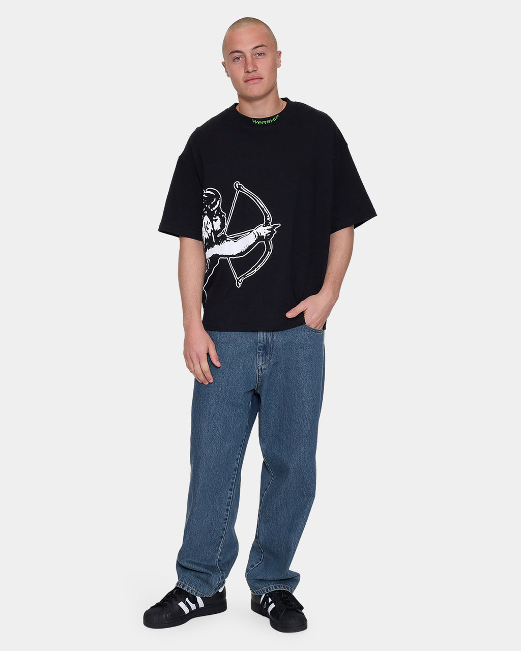 Mens Cherub Cropped T-Shirt
