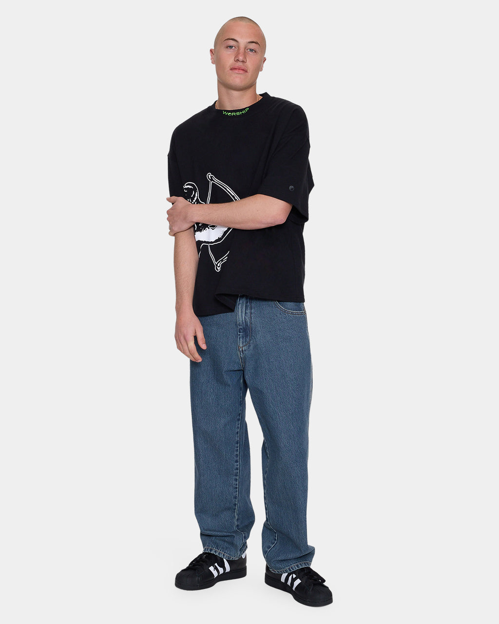 Mens Cherub Cropped T-Shirt