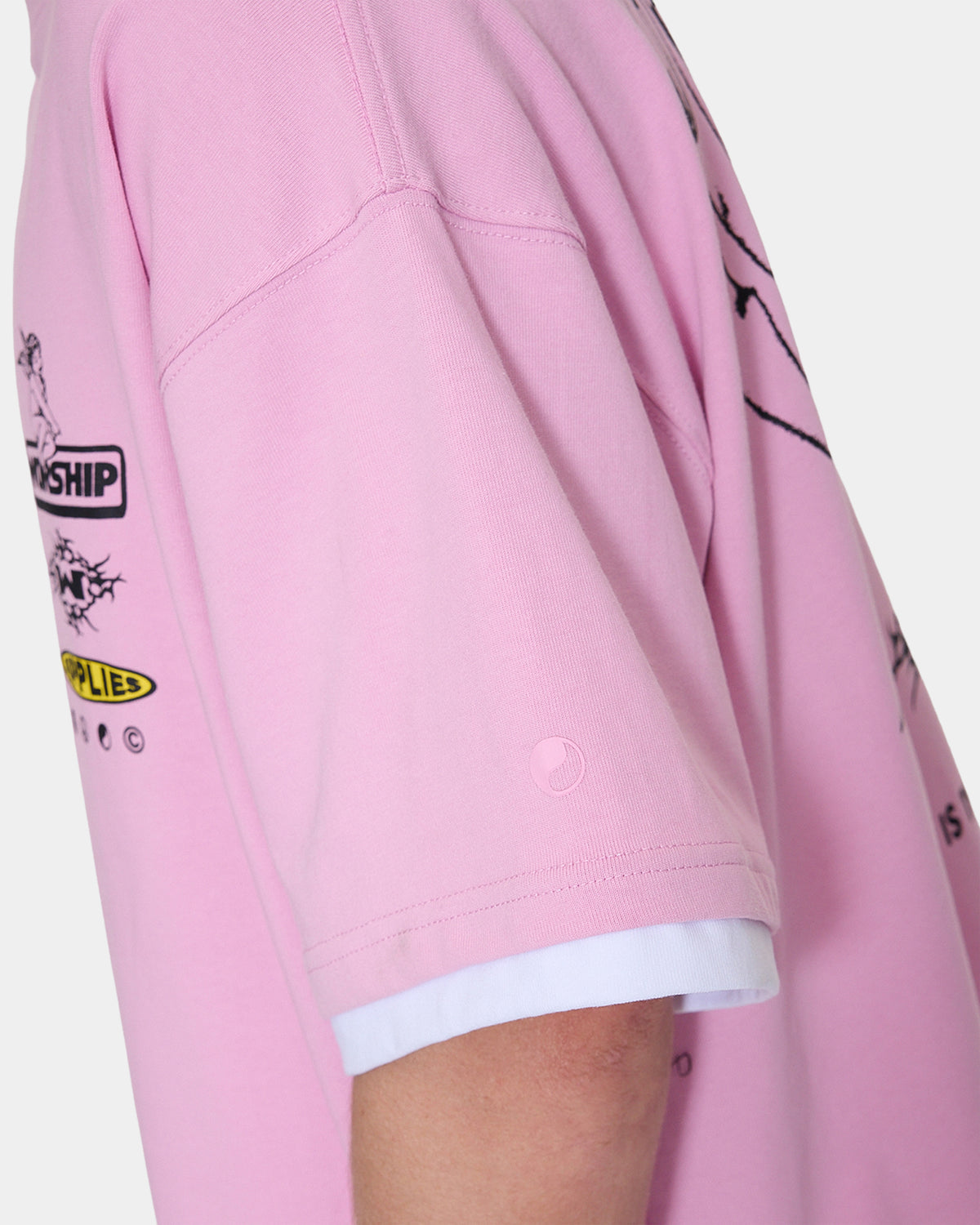 Mens Is This It Cropped Layer T-Shirt