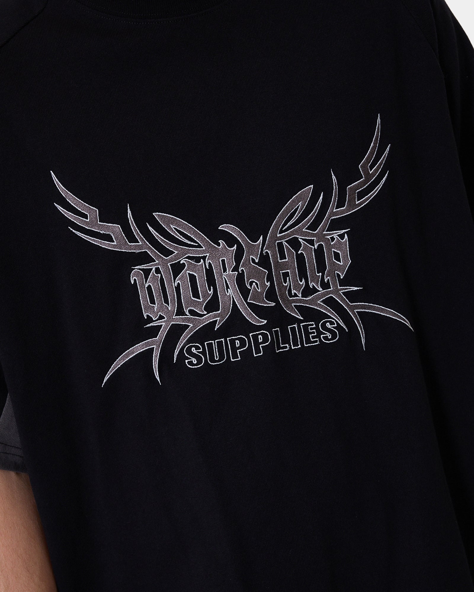 Mens Trudge Cropped Raglan T-Shirt