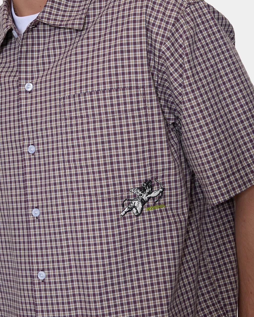 Mens Cherub Short Sleeve Shirt