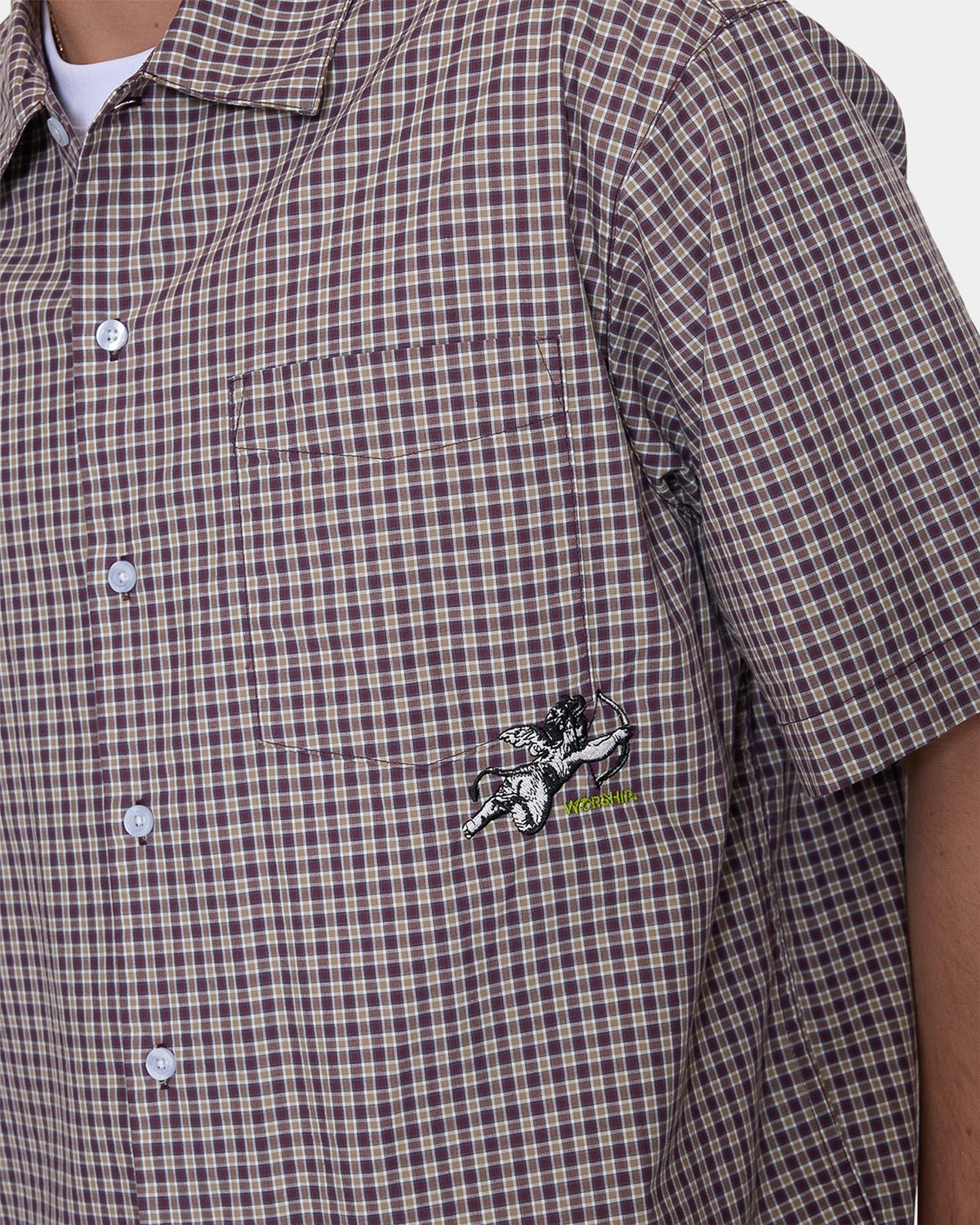Mens Cherub Short Sleeve Shirt