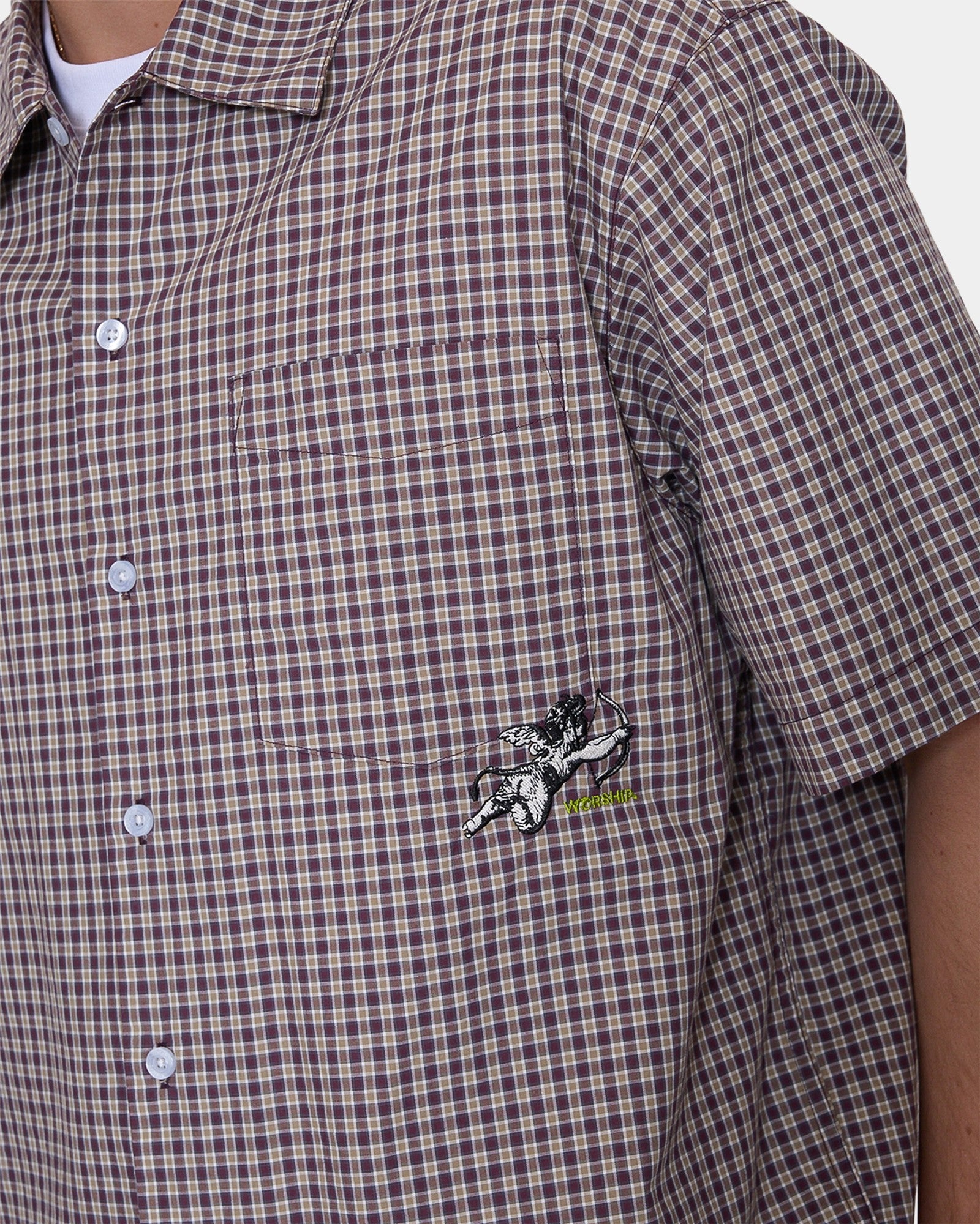 Mens Cherub Short Sleeve Shirt