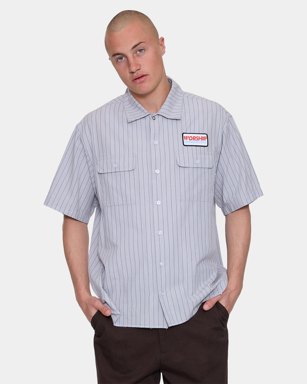 Mens Preparation Short Sleeve Shirt