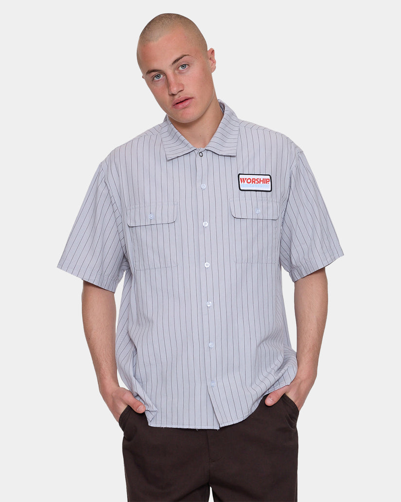Mens Preparation Short Sleeve Shirt