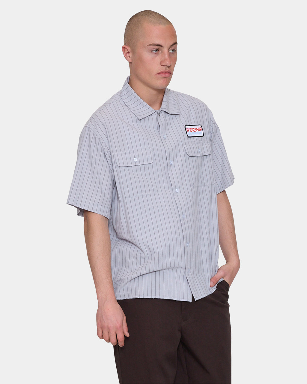 Mens Preparation Short Sleeve Shirt
