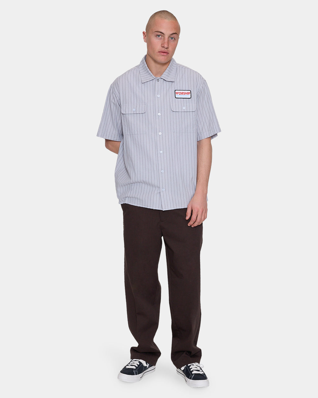 Mens Preparation Short Sleeve Shirt