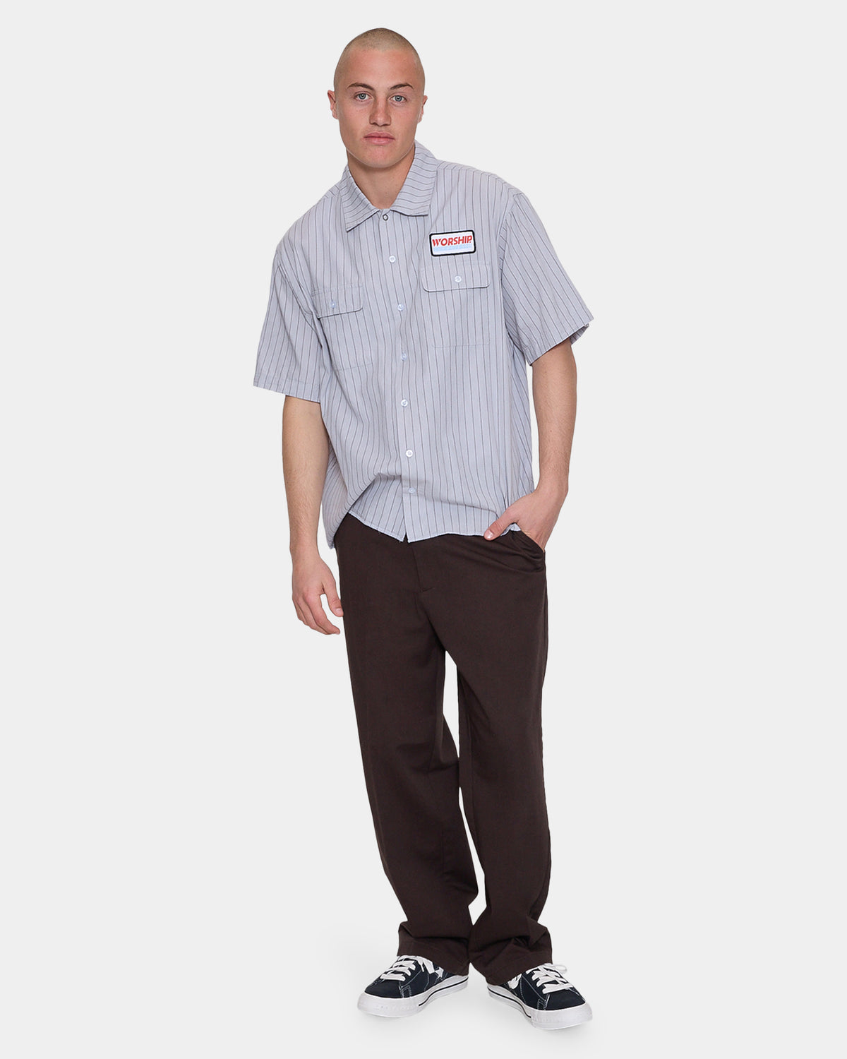 Mens Preparation Short Sleeve Shirt
