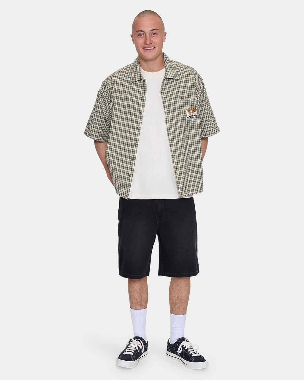 Mens On Leave Cropped Short Sleeve Shirt