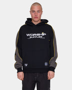 Mens Laser Panel Pullover Hoodie