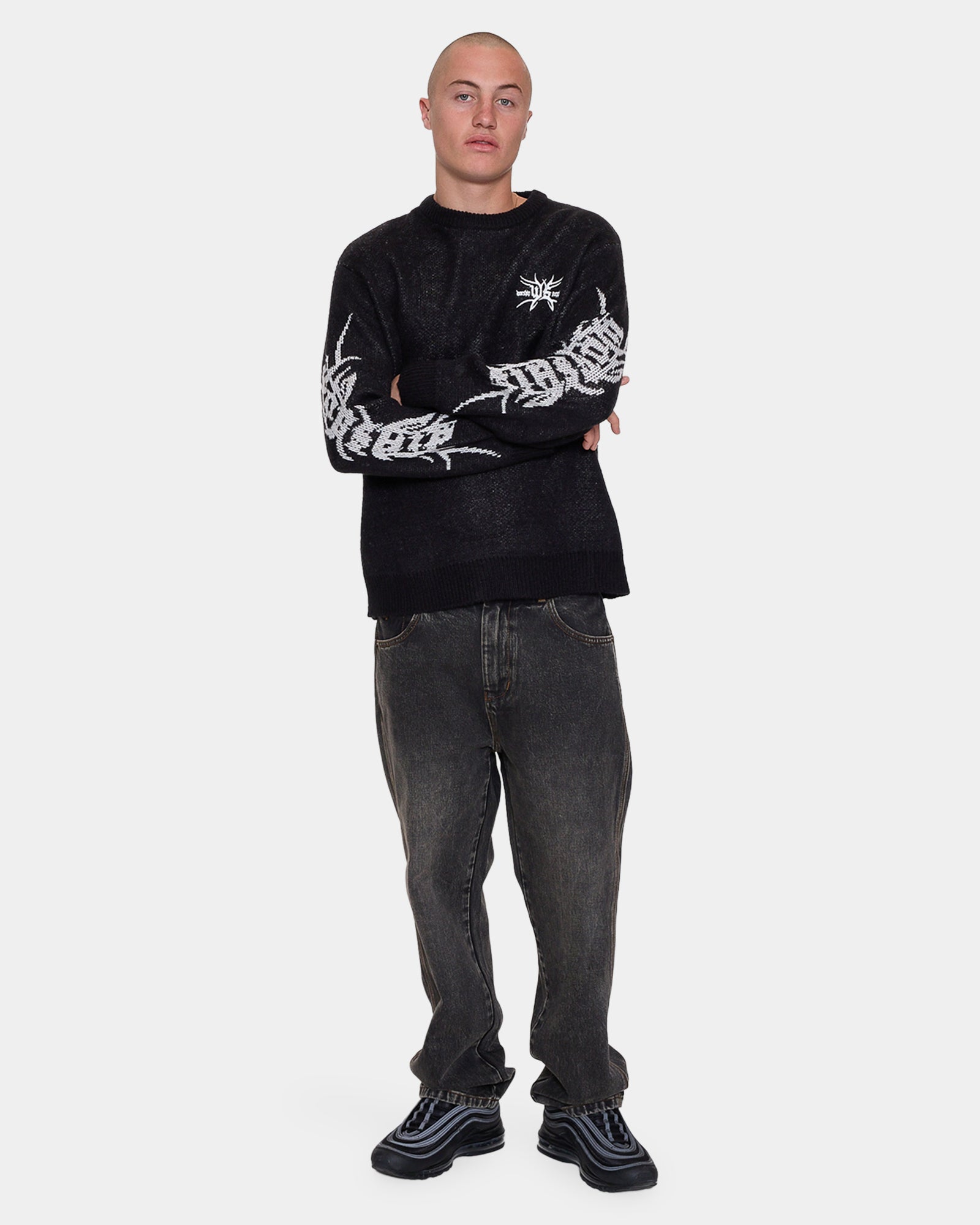 Mens Trudge Knit Crew Neck