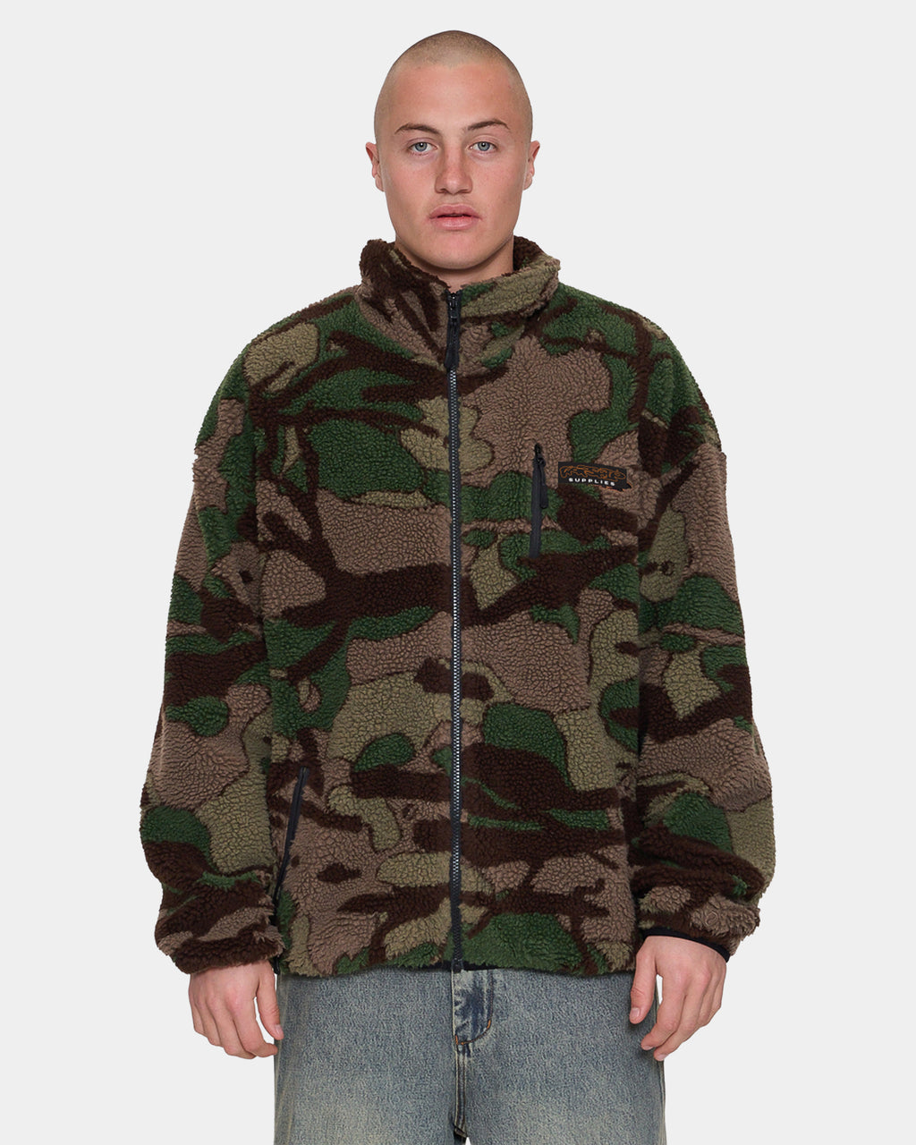 Mens Plain Sight Sherpa Jacket