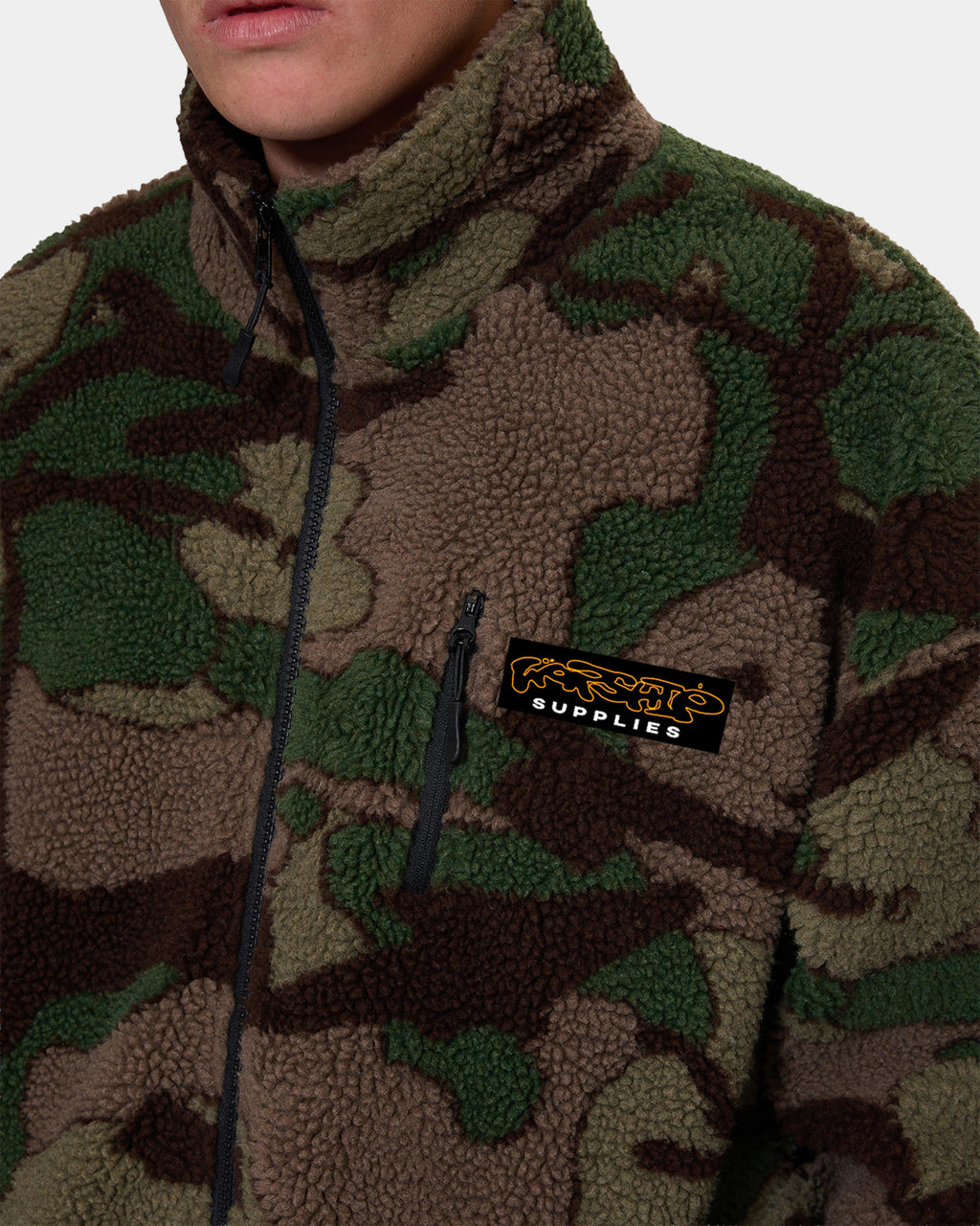 Mens Plain Sight Sherpa Jacket