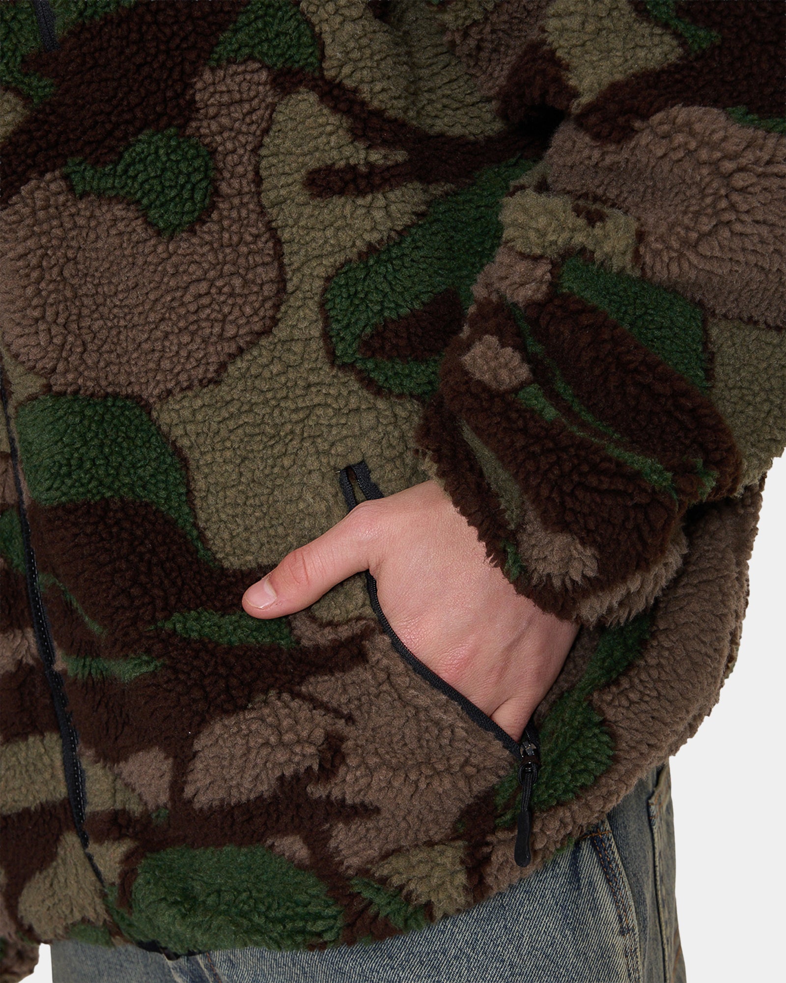 Mens Plain Sight Sherpa Jacket